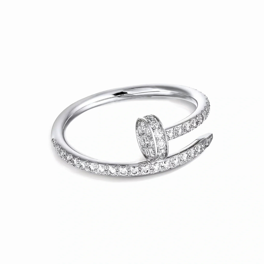 Juste un Clou Half-Pavé Nail Ring