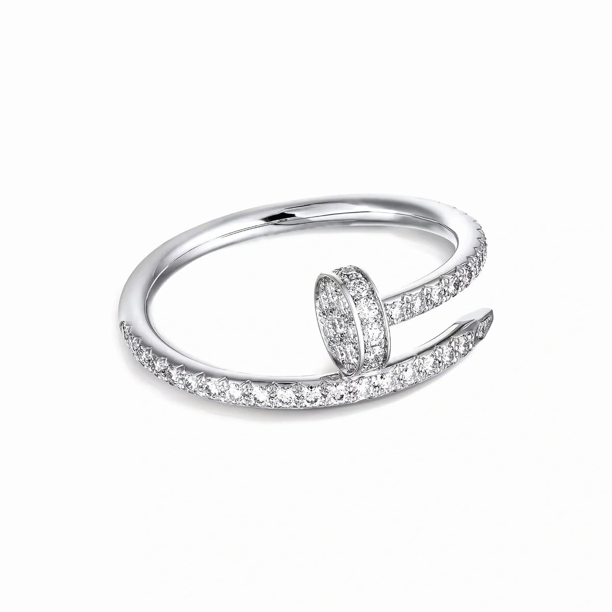 Juste un Clou Half-Pavé Nail Ring