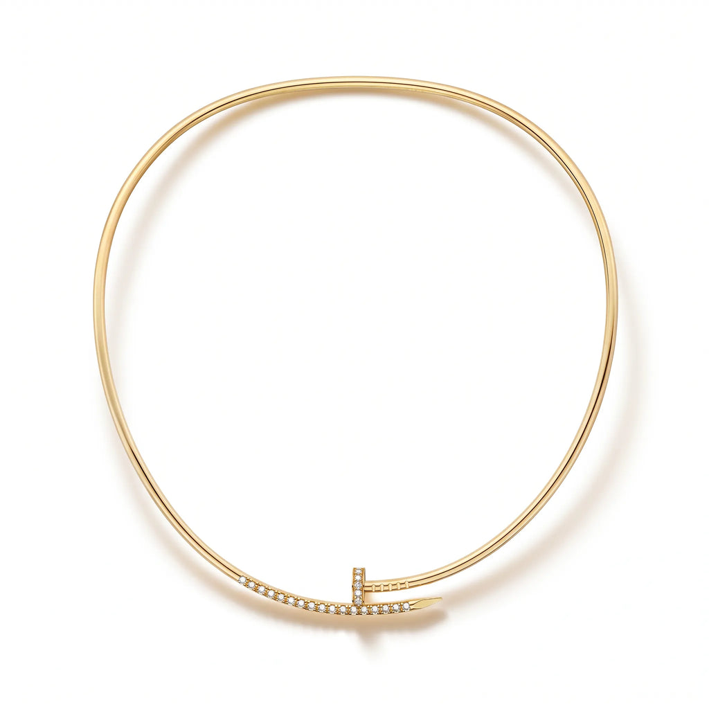 Juste un Clou Nail Torque Necklace
