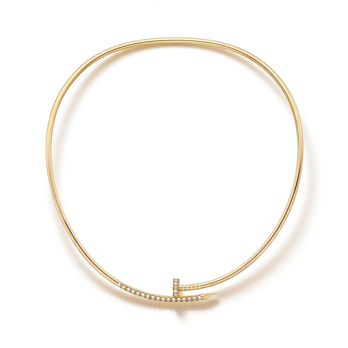Juste un Clou Nail Torque Necklace