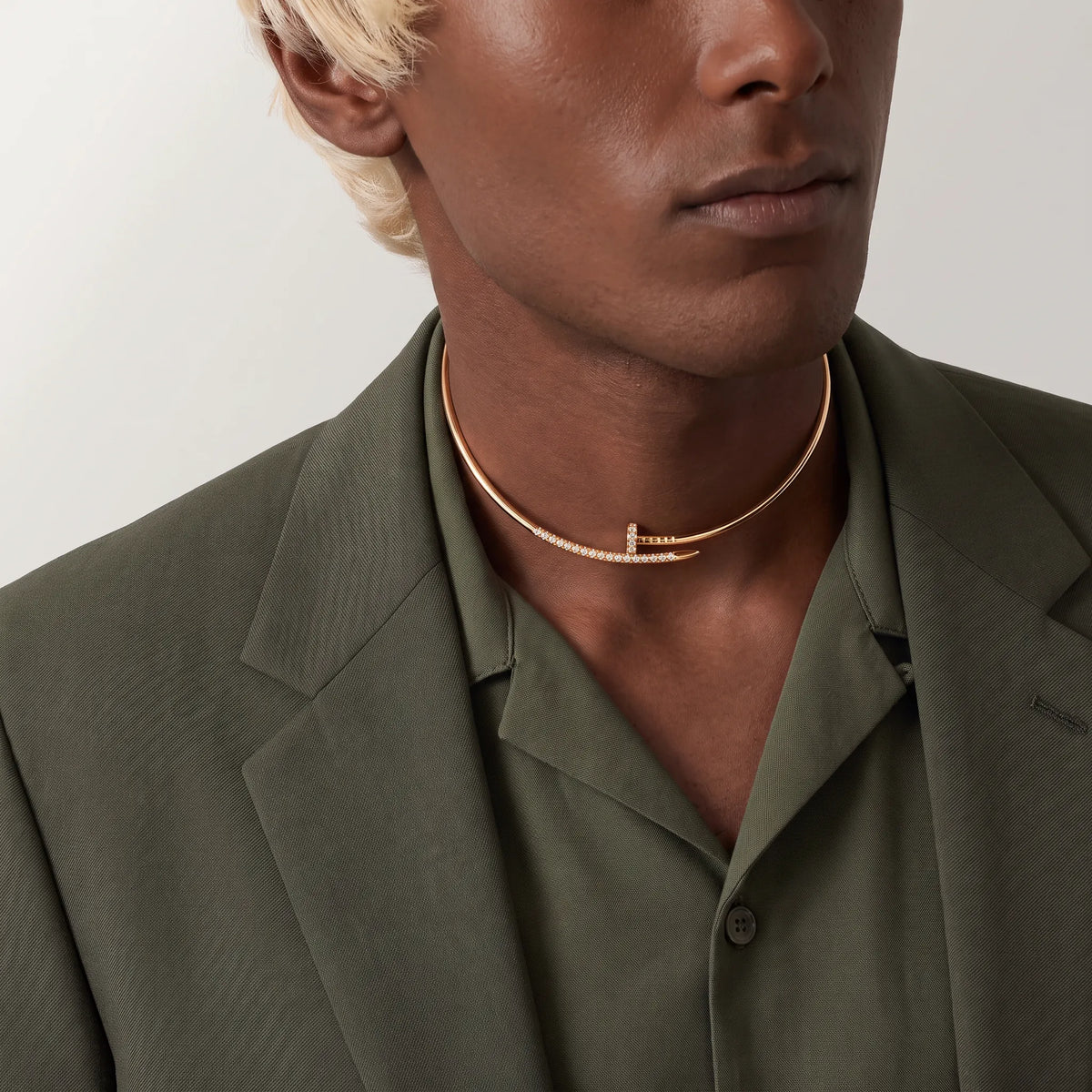 Juste un Clou Nail Torque Necklace