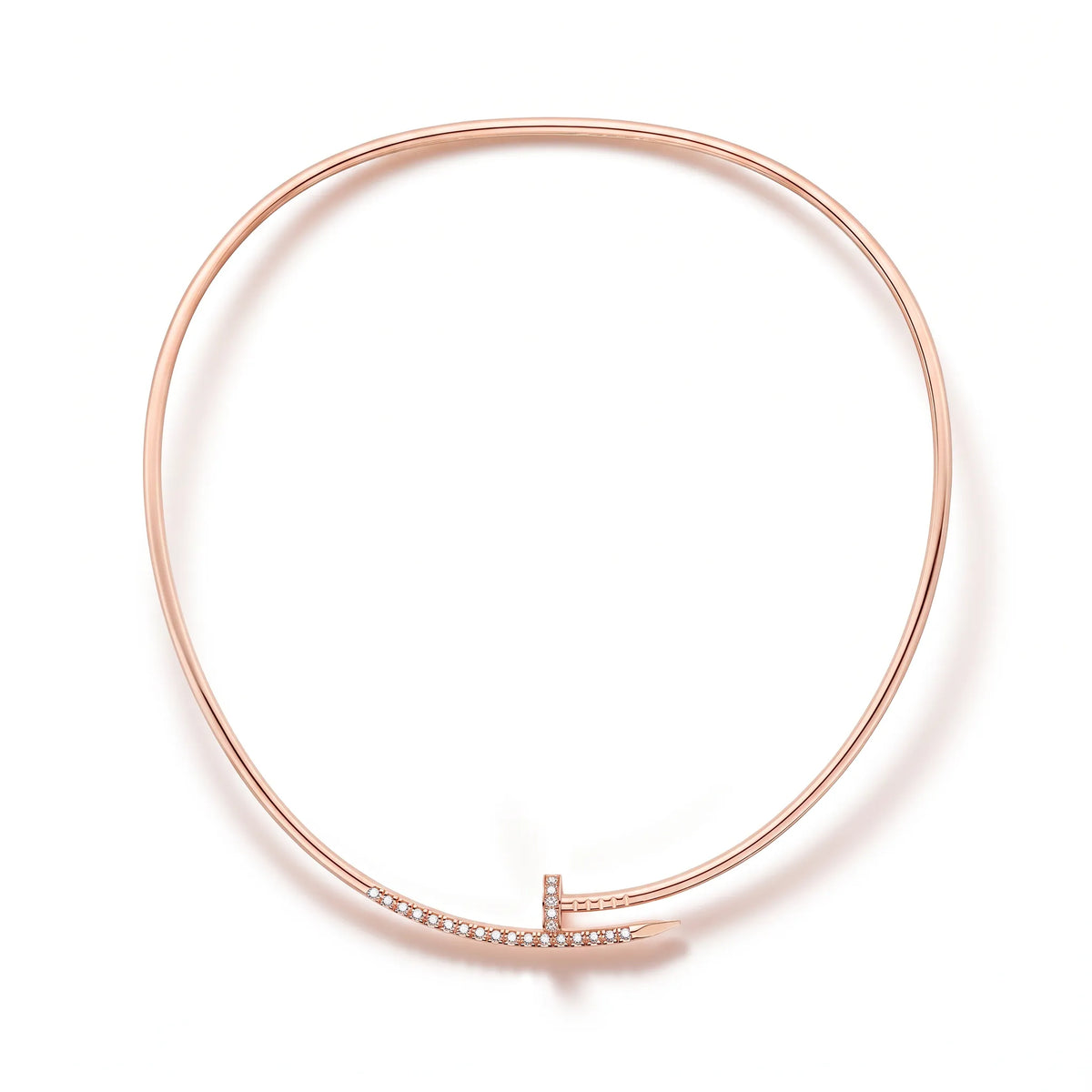 Juste un Clou Nail Torque Necklace