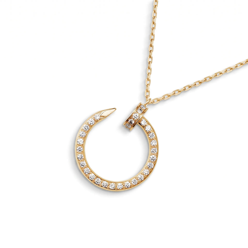 Juste un Clou Pavé Circle Pendant