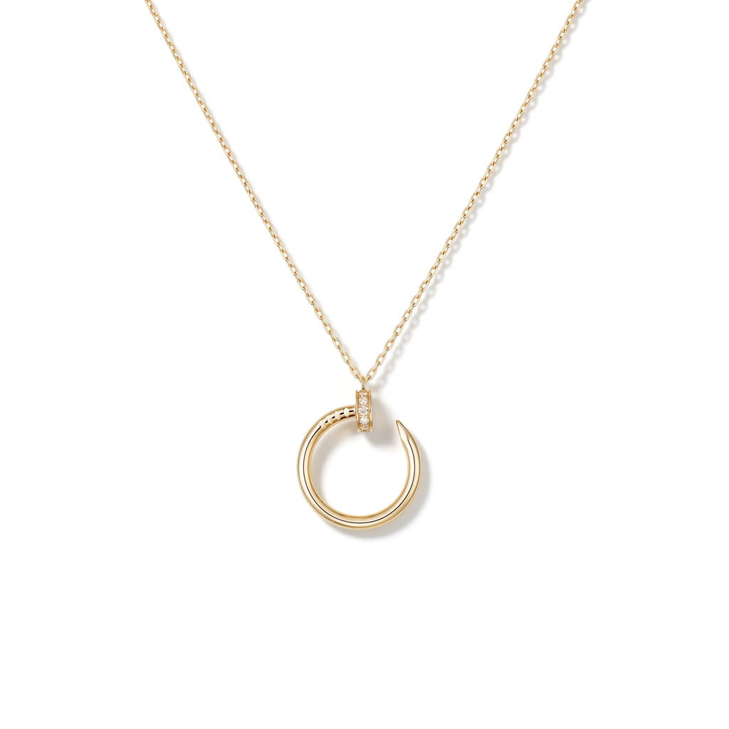 Juste un Clou Pavé Circle Pendant