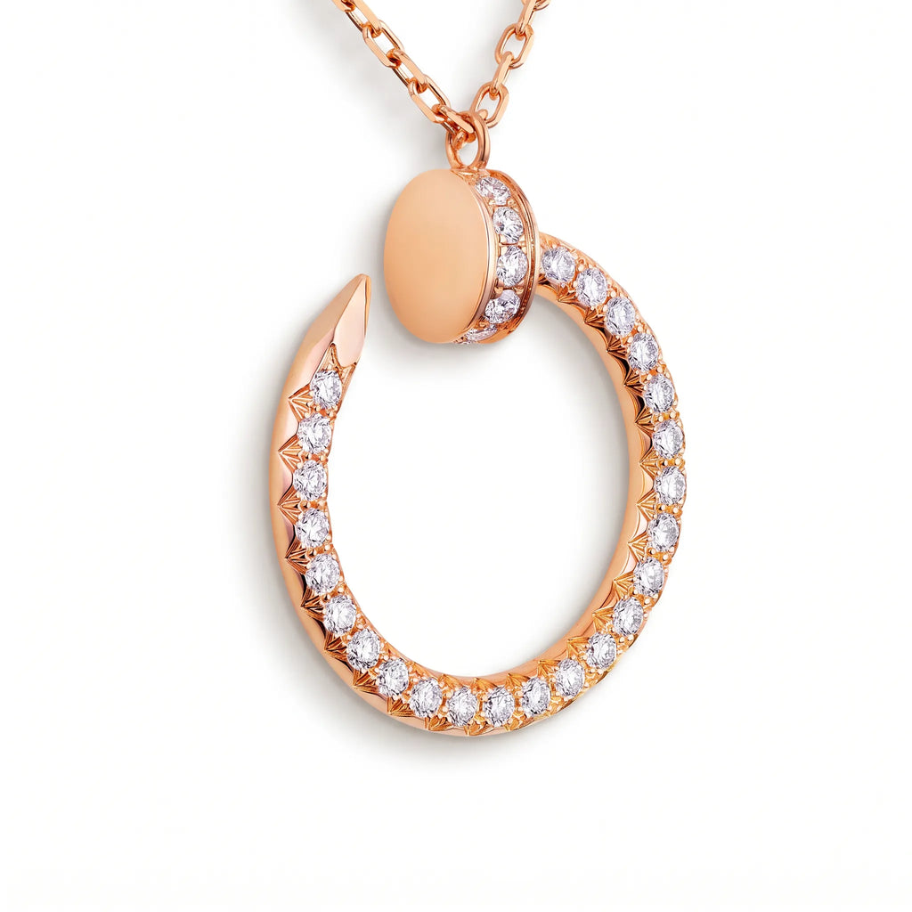 Juste un Clou Pavé Circle Pendant