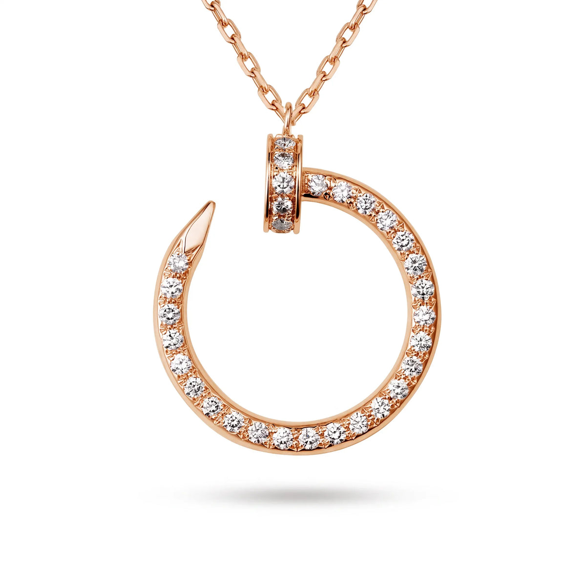 Juste un Clou Pavé Circle Pendant