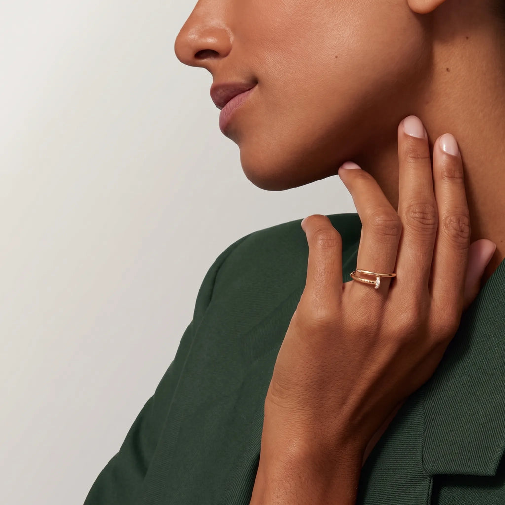 Juste un Clou Pavé Nail Ring