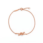 Knot Delicate Fine Chain Bracelet