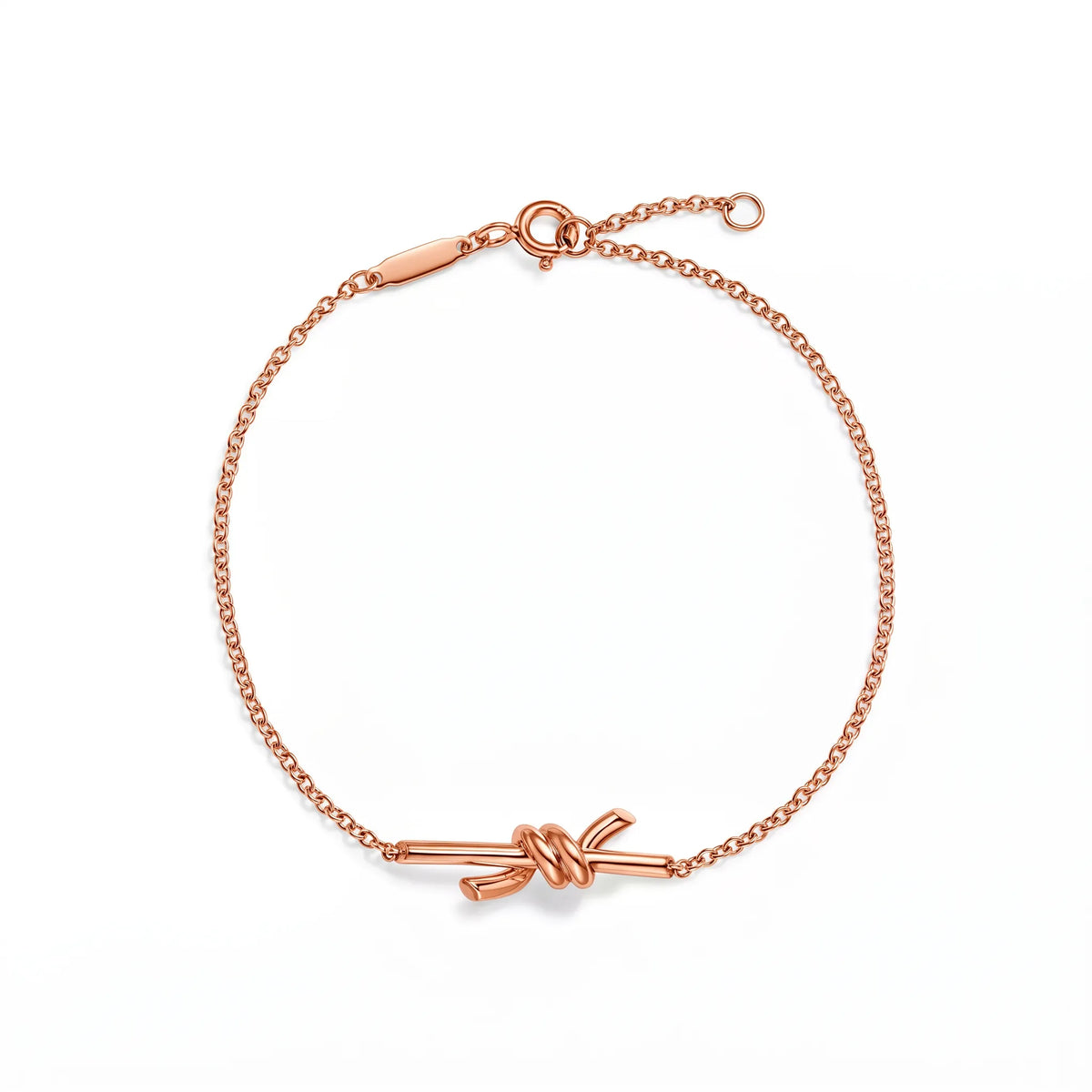 Knot Delicate Fine Chain Bracelet