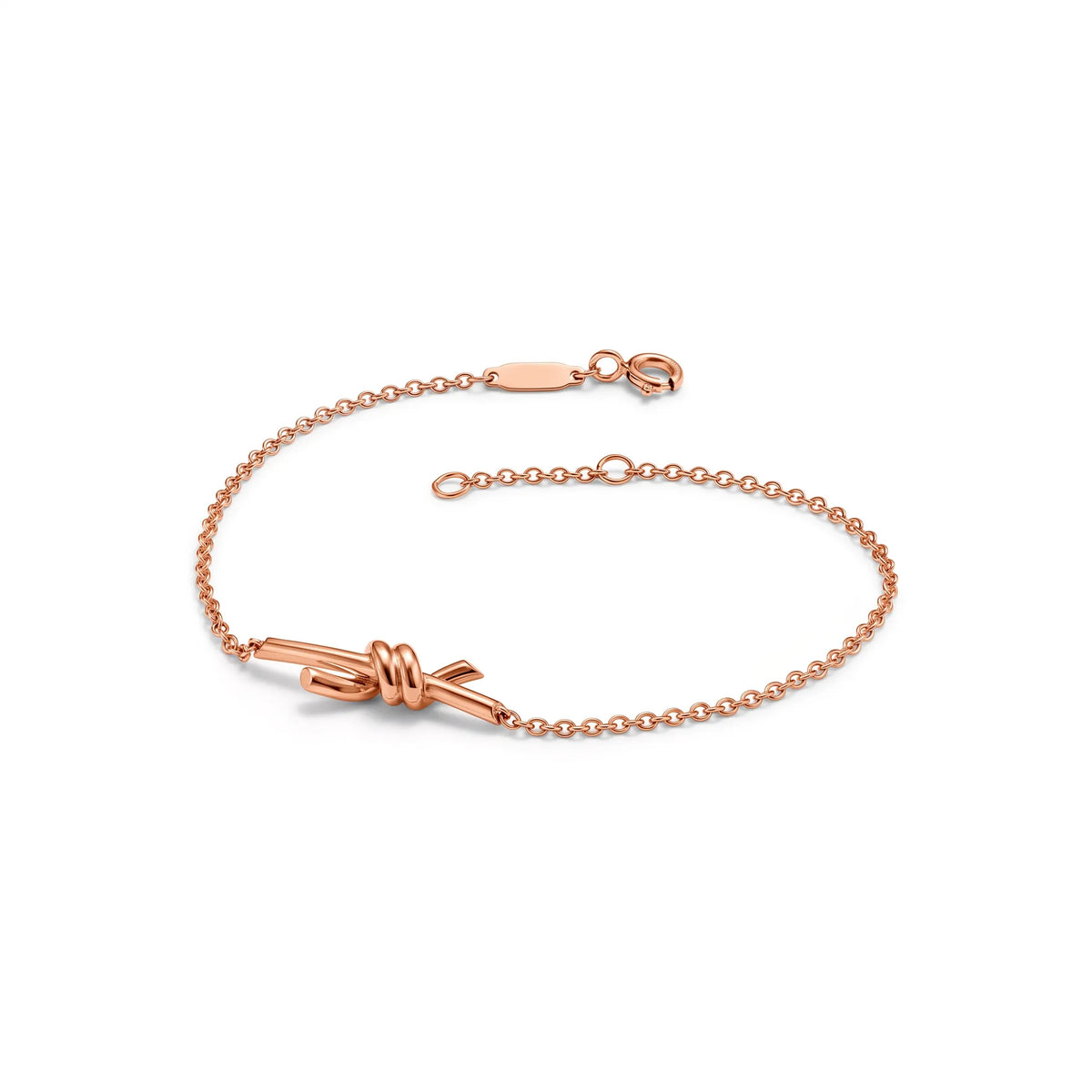 Knot Delicate Fine Chain Bracelet