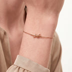 Knot Delicate Fine Chain Bracelet