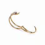Knot Double Row Pavé Bangle