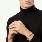 Knot Double Row Pavé Bangle