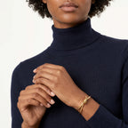 Knot Double Row Wrap Hinged Bangle