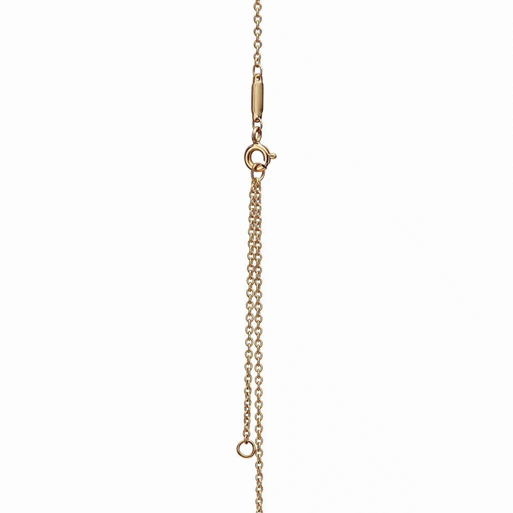 Knot Embrace Pavé Pendant Necklace