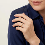 Knot Entwined Pavé Interlaced Ring