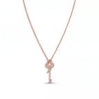 Knot Eternal Sparkle Long Key Pendant Necklace