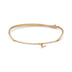 Knot Grace Double Row Pavé Collar Necklace