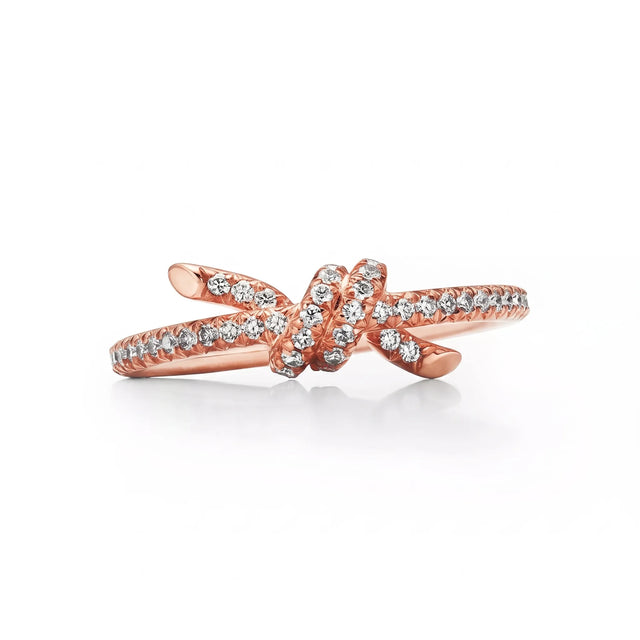 Knot Infinite Open Pavé Ring