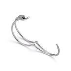Knot Infinity Double Row Pavé Wrap Bracelet