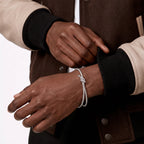 Knot Infinity Double Row Pavé Wrap Bracelet
