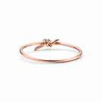 Knot Lumina Pavé Bangle Bracelet