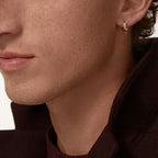 Knot Pavé Sculpted Hoop Earrings