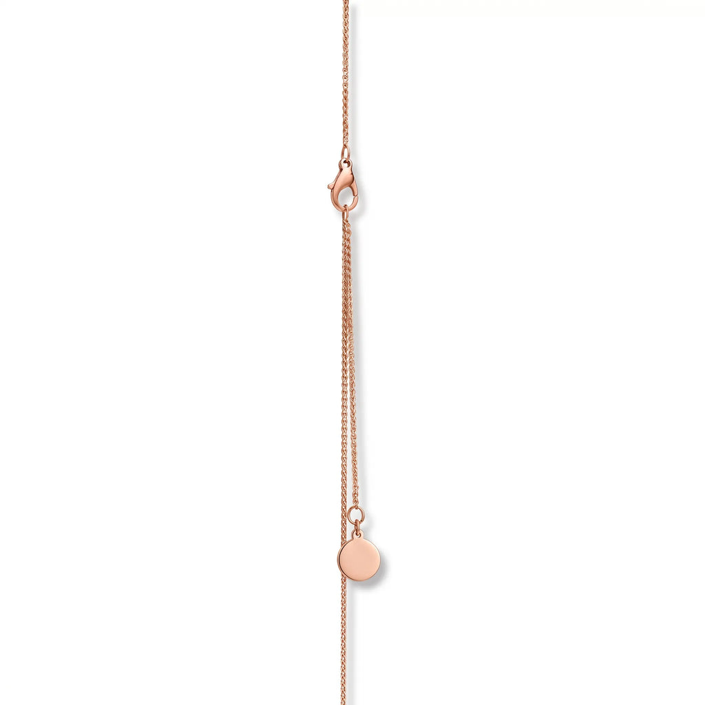 Knot Petite Key Charm Fine Chain Necklace