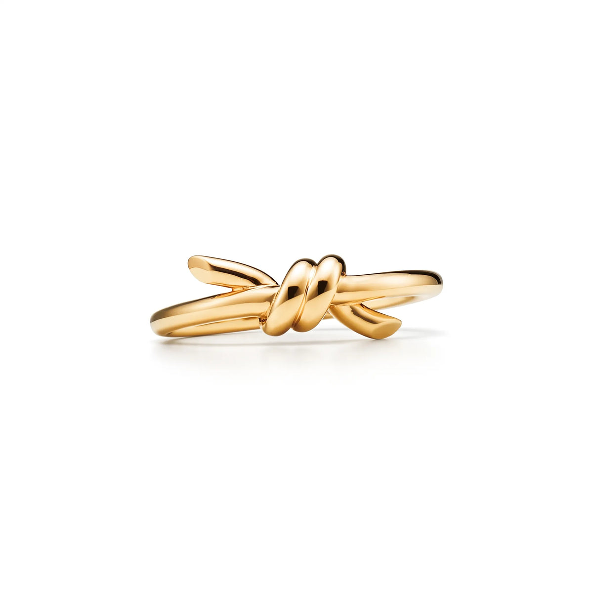 Knot Sculpted Polished Band Ring