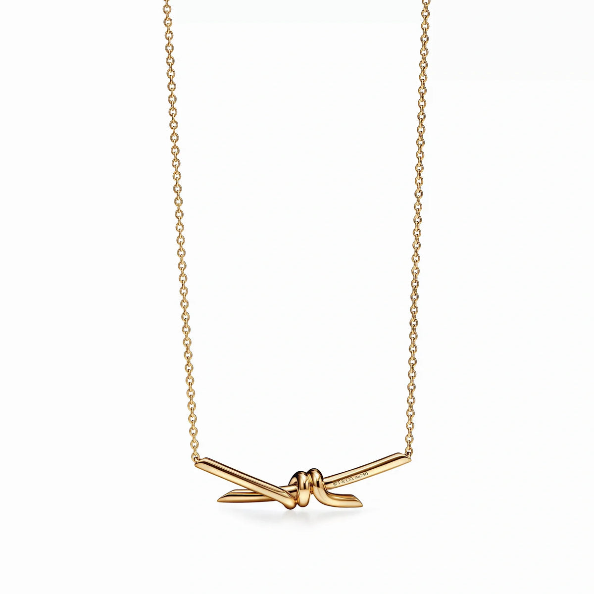 Knot Serenity Dainty Pendant Necklace