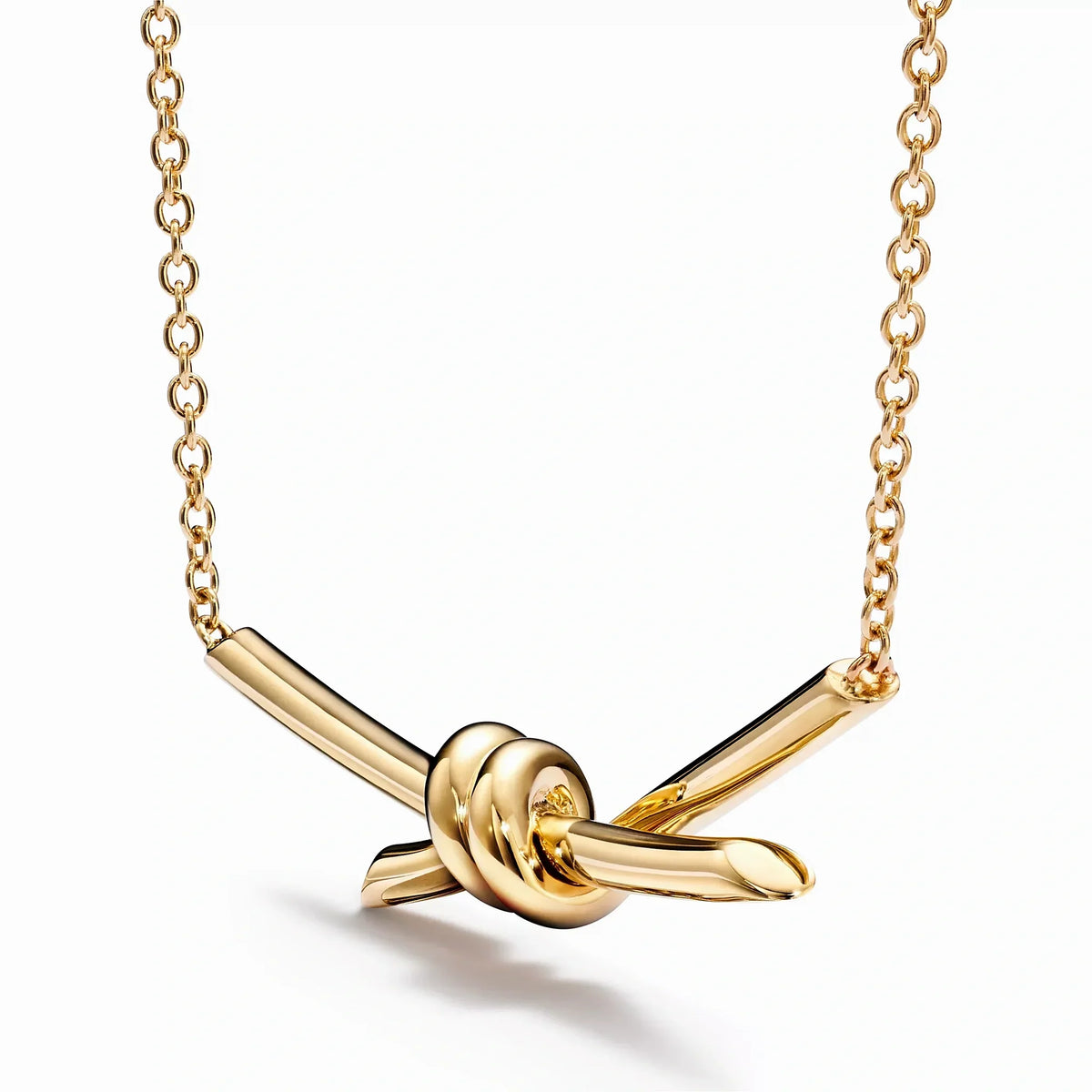 Knot Serenity Dainty Pendant Necklace