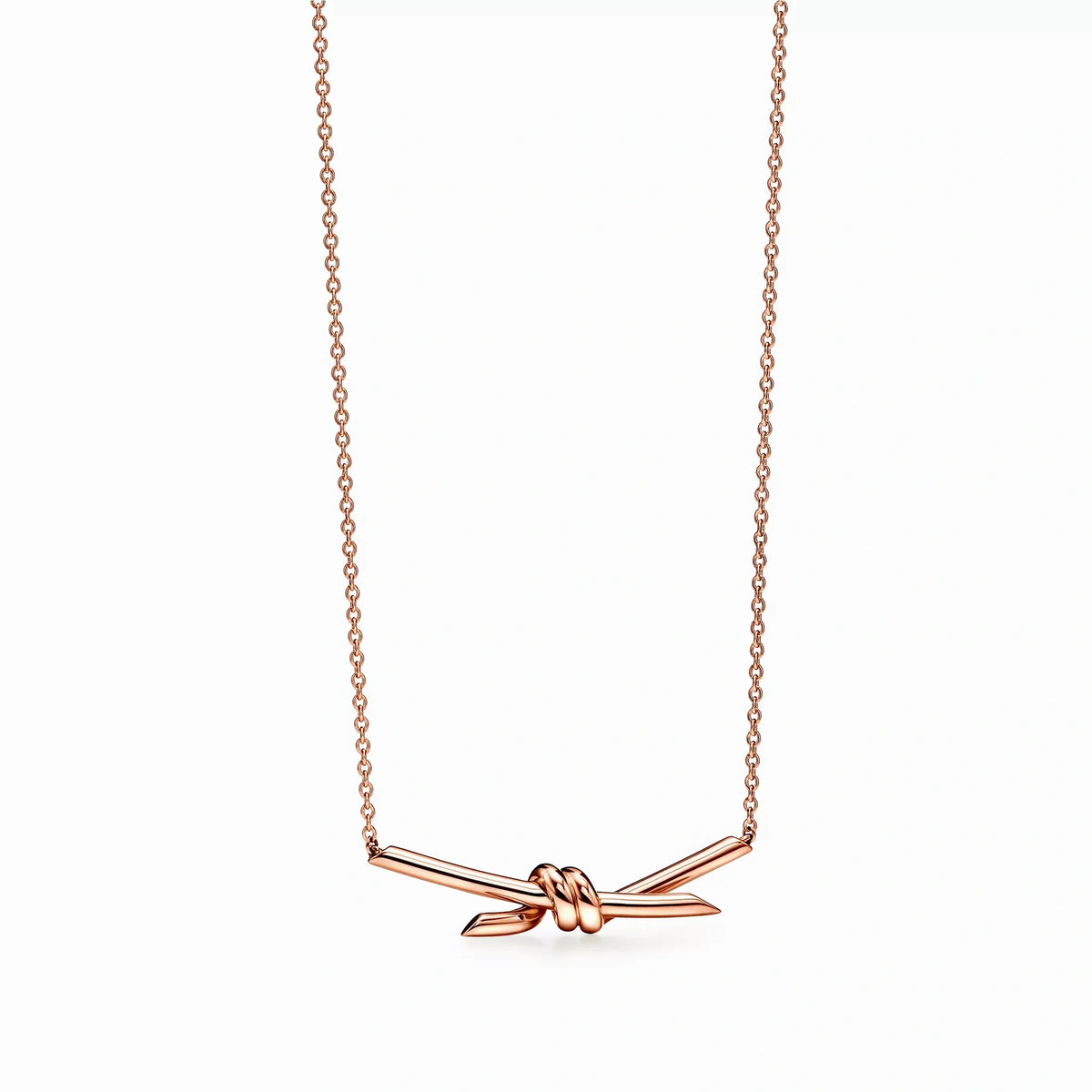 Knot Serenity Dainty Pendant Necklace