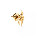 Knot Small Polished Intertwined Earrings