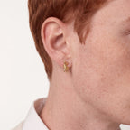 Knot Small Polished Intertwined Earrings