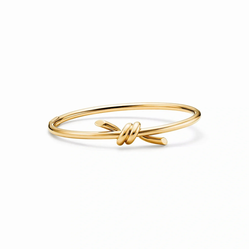 Knot Wire Minimalist Bangle Bracelet