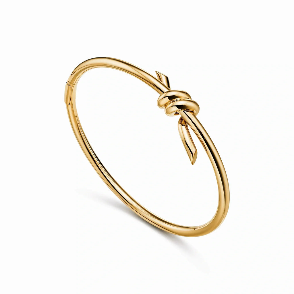 Knot Wire Minimalist Bangle Bracelet