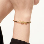 Knot Wire Minimalist Bangle Bracelet