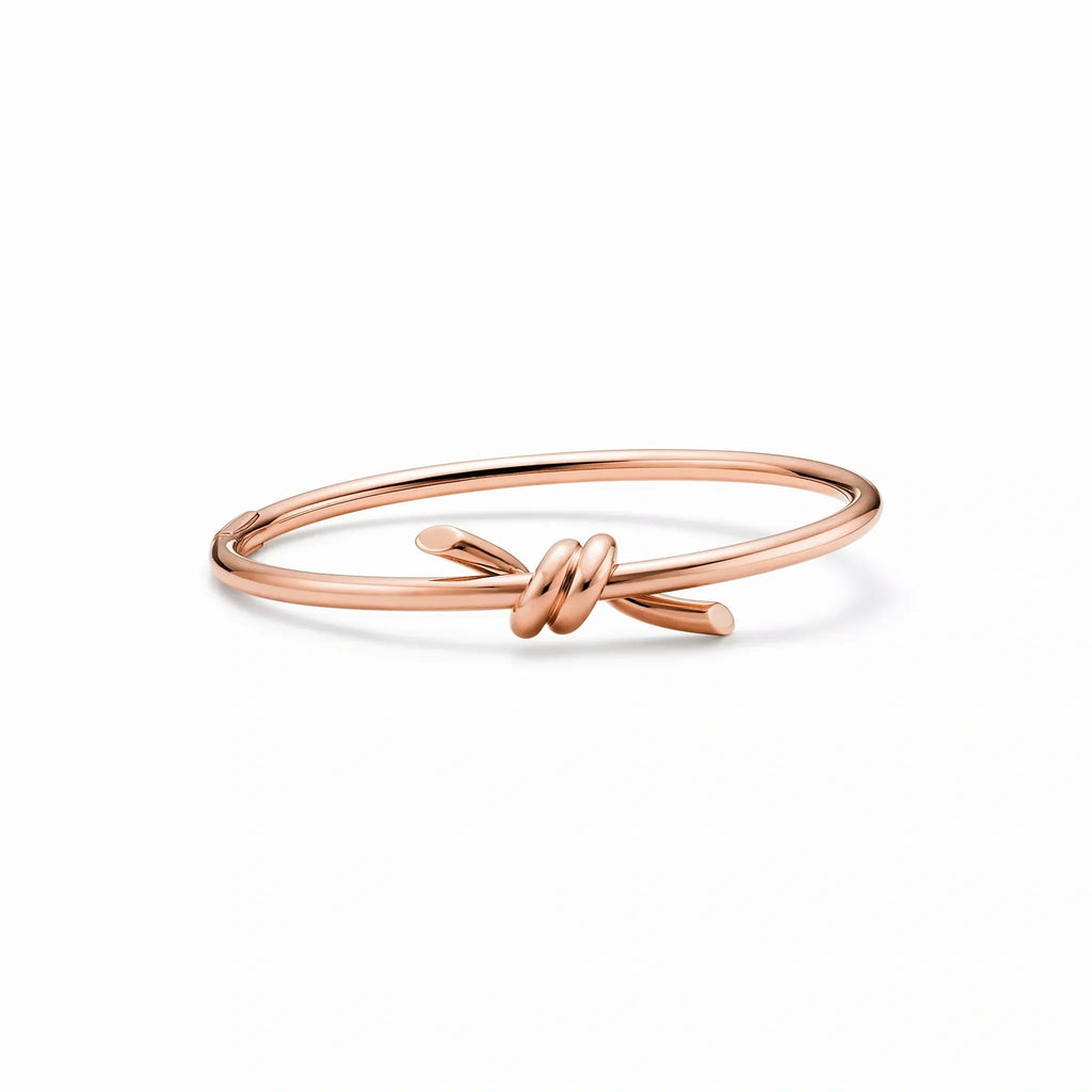 Knot Wire Minimalist Bangle Bracelet