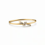 Knot Wire Radiance Pavé Bangle