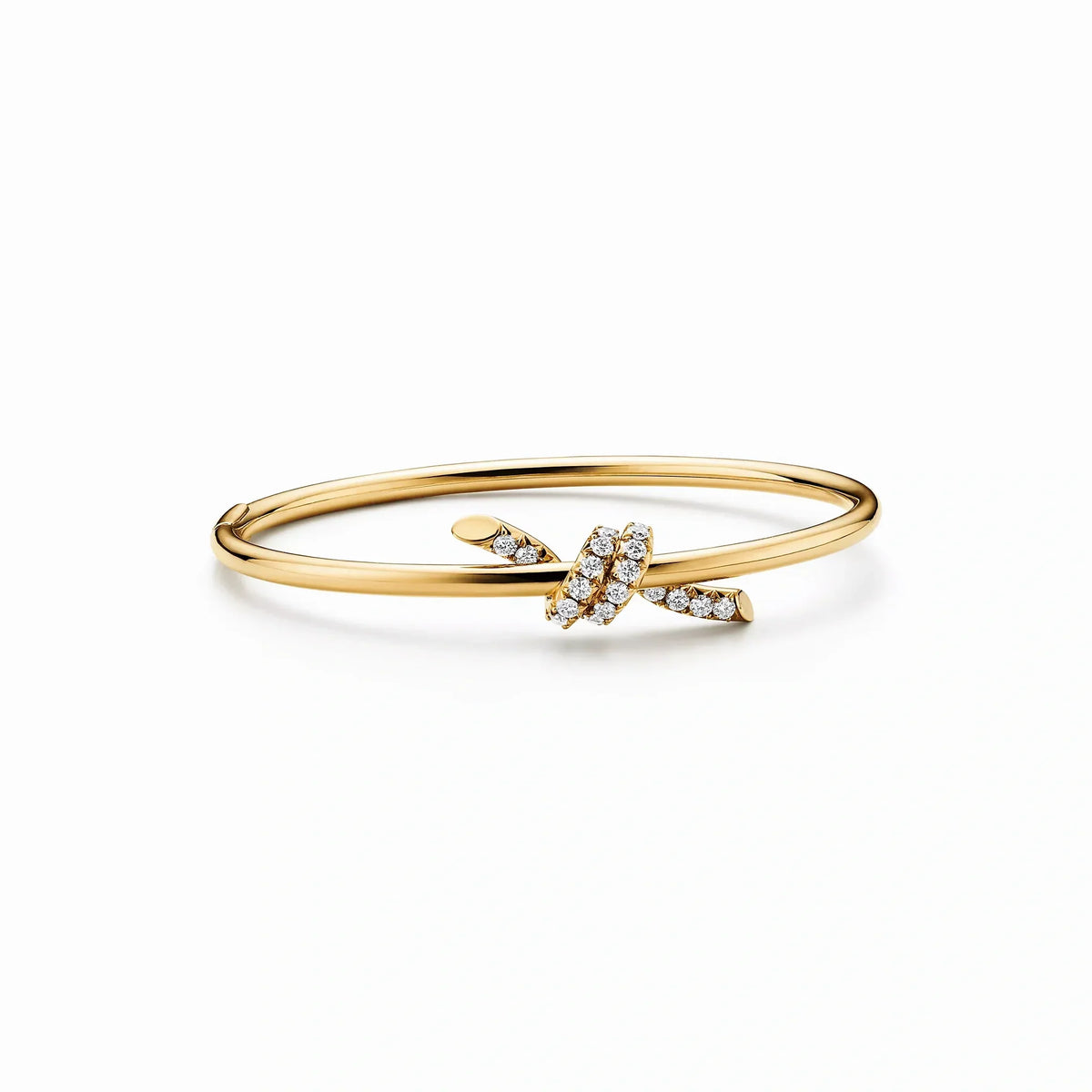 Knot Wire Radiance Pavé Bangle