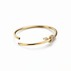 Knot Wire Radiance Pavé Bangle