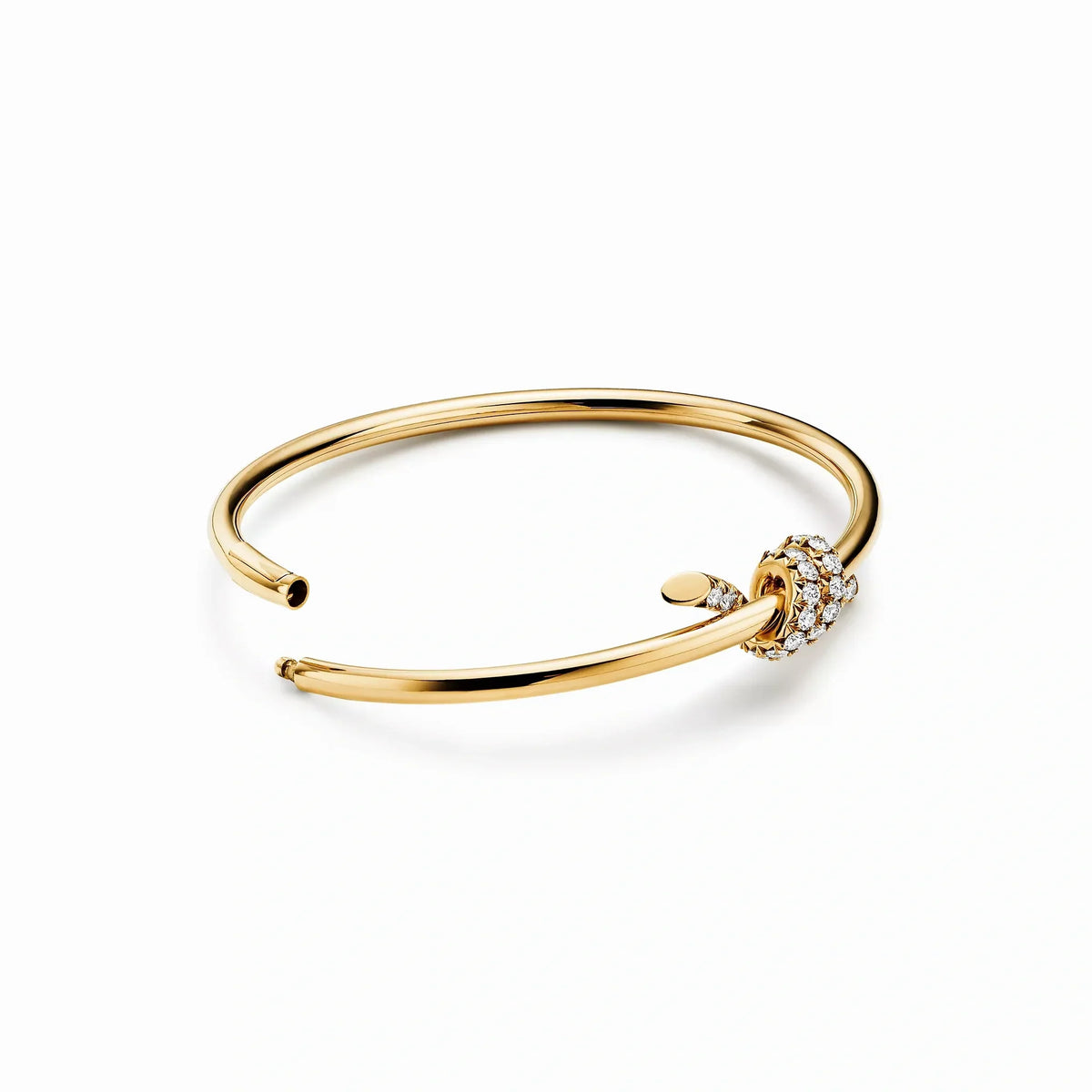 Knot Wire Radiance Pavé Bangle