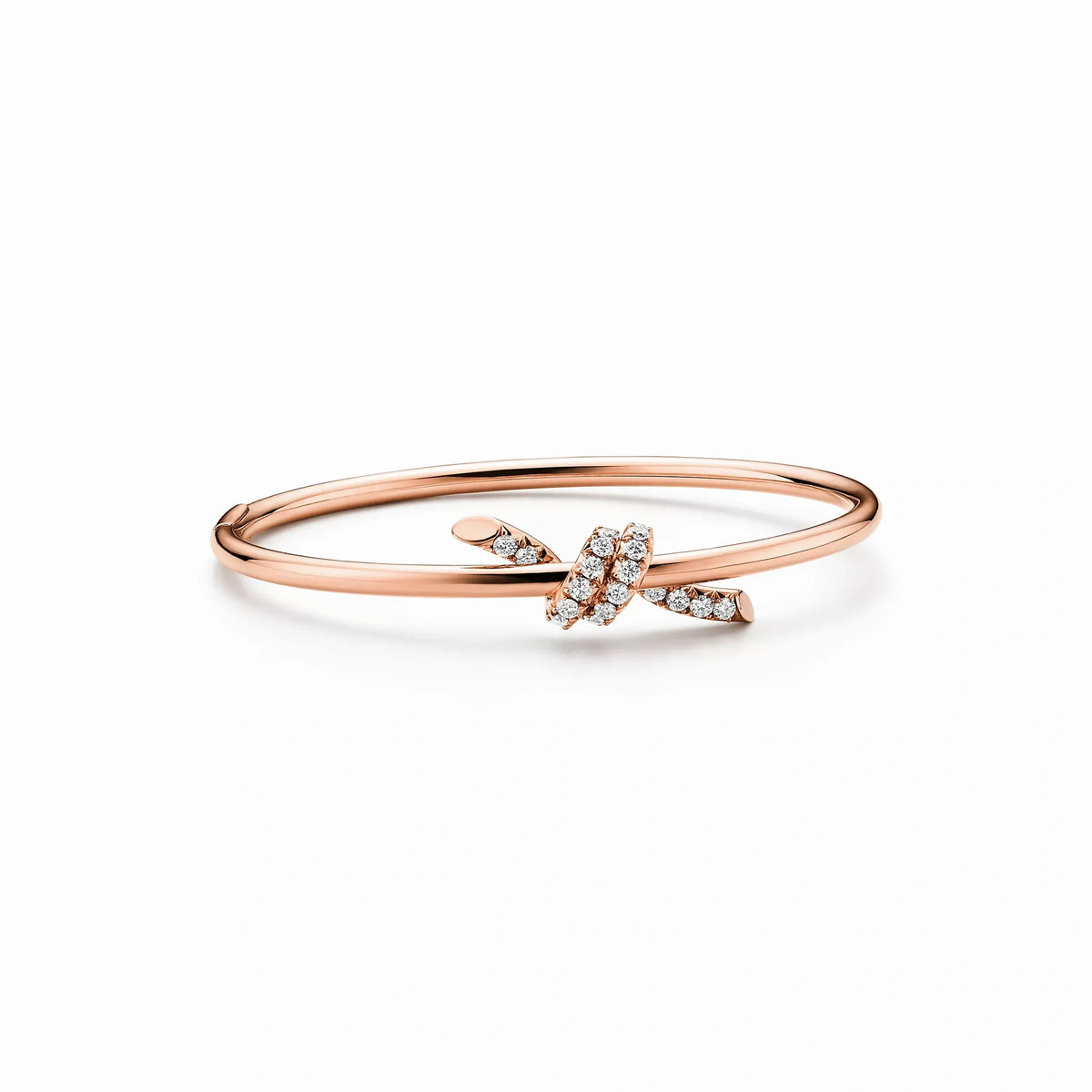 Knot Wire Radiance Pavé Bangle