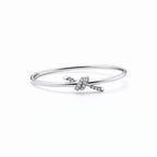 Knot Wire Radiance Pavé Bangle