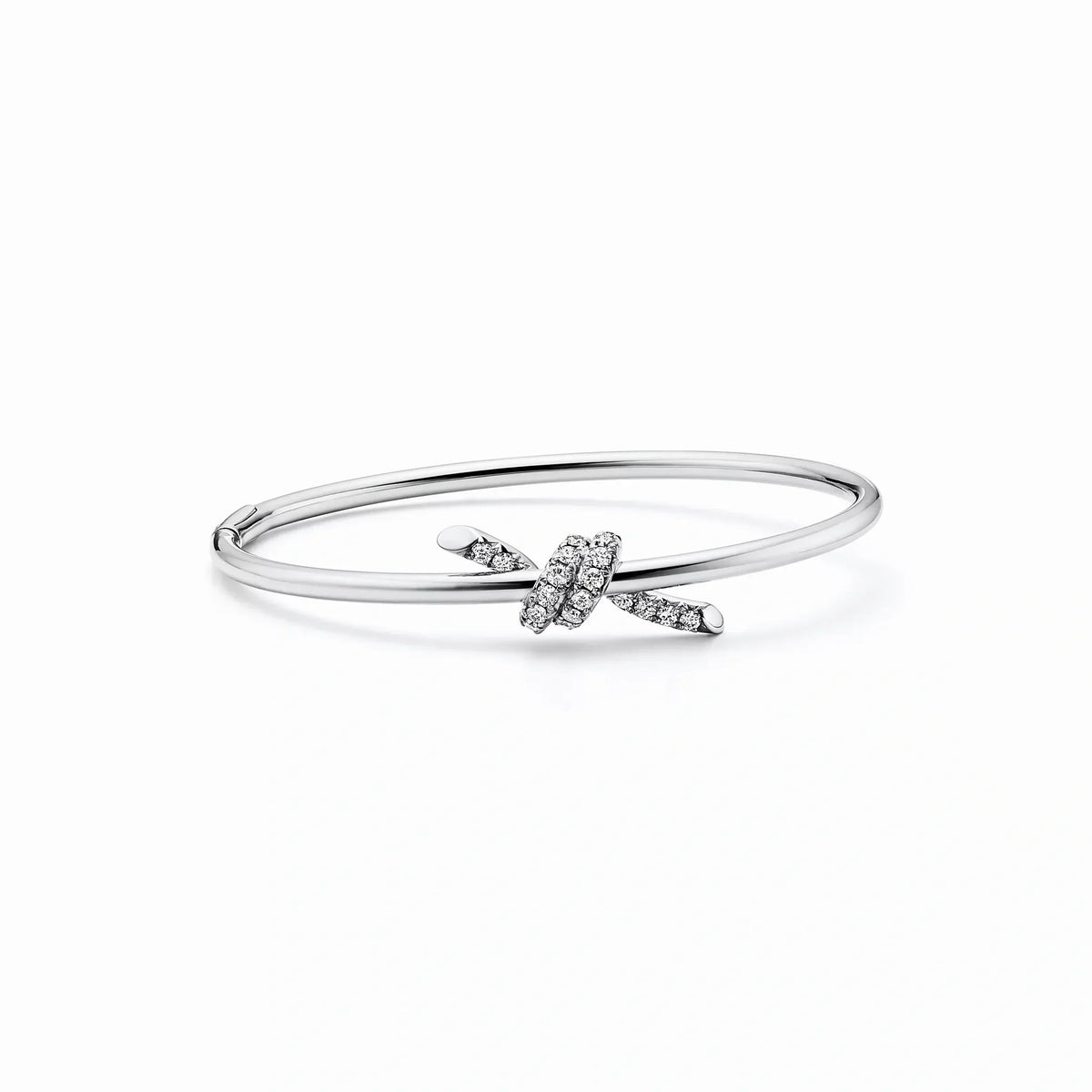 Knot Wire Radiance Pavé Bangle