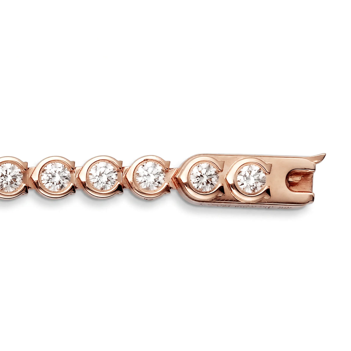 Lignes Essentielles Bezel Tennis Bracelet