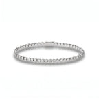 Lignes Essentielles Bezel Tennis Bracelet