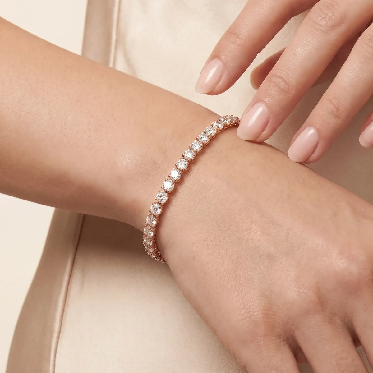 Lignes Essentielles Line Tennis Bracelet