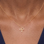 Lily Cluster Three Petal Pendant Necklace