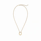 Lock Halo Pavé Padlock Pendant Necklace